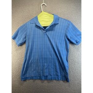 Bobby Jones Collection Golf Shirt Mens Size   Large Blue Casual